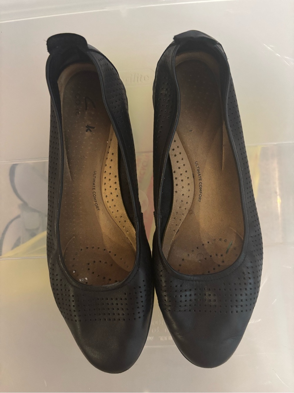 Clark’s Black Ballet Flats
